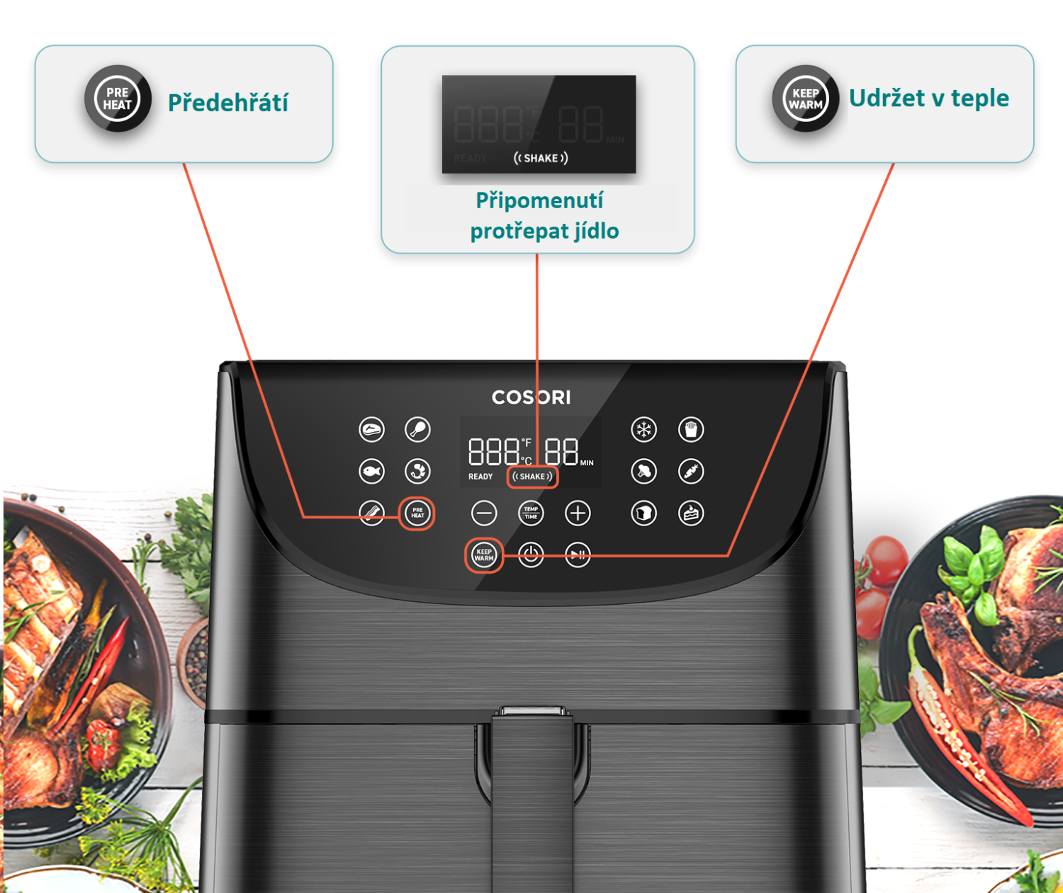 Špeciálne funkcie na pohodlné varenie